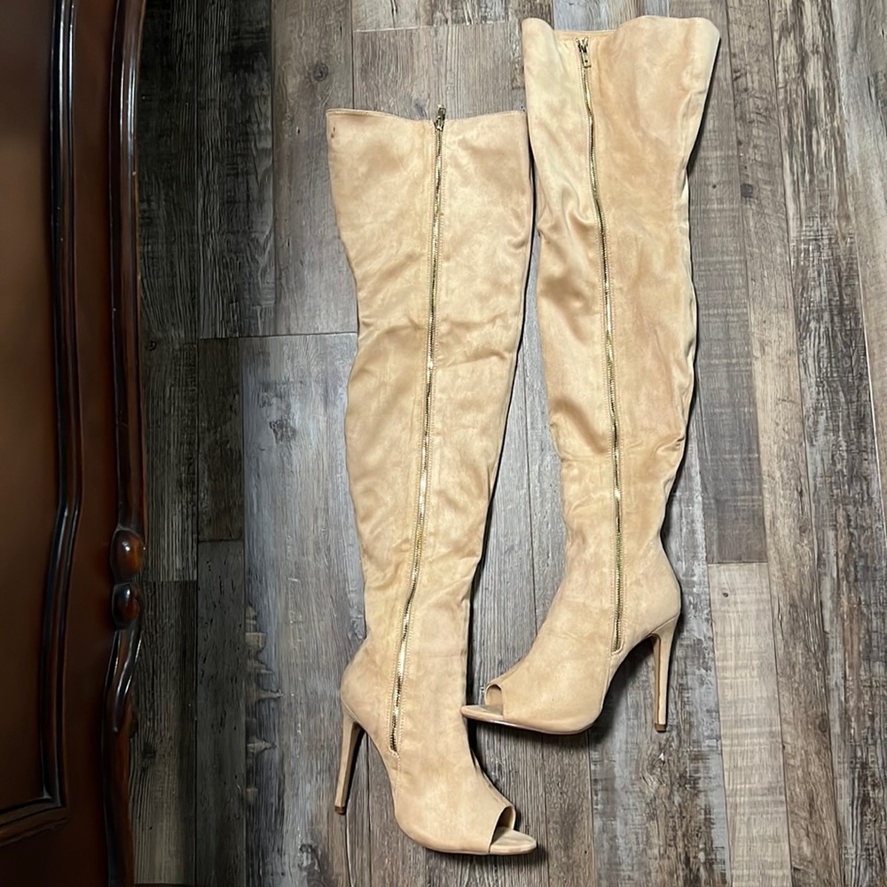 Liliana Peep Toe Boots New in box